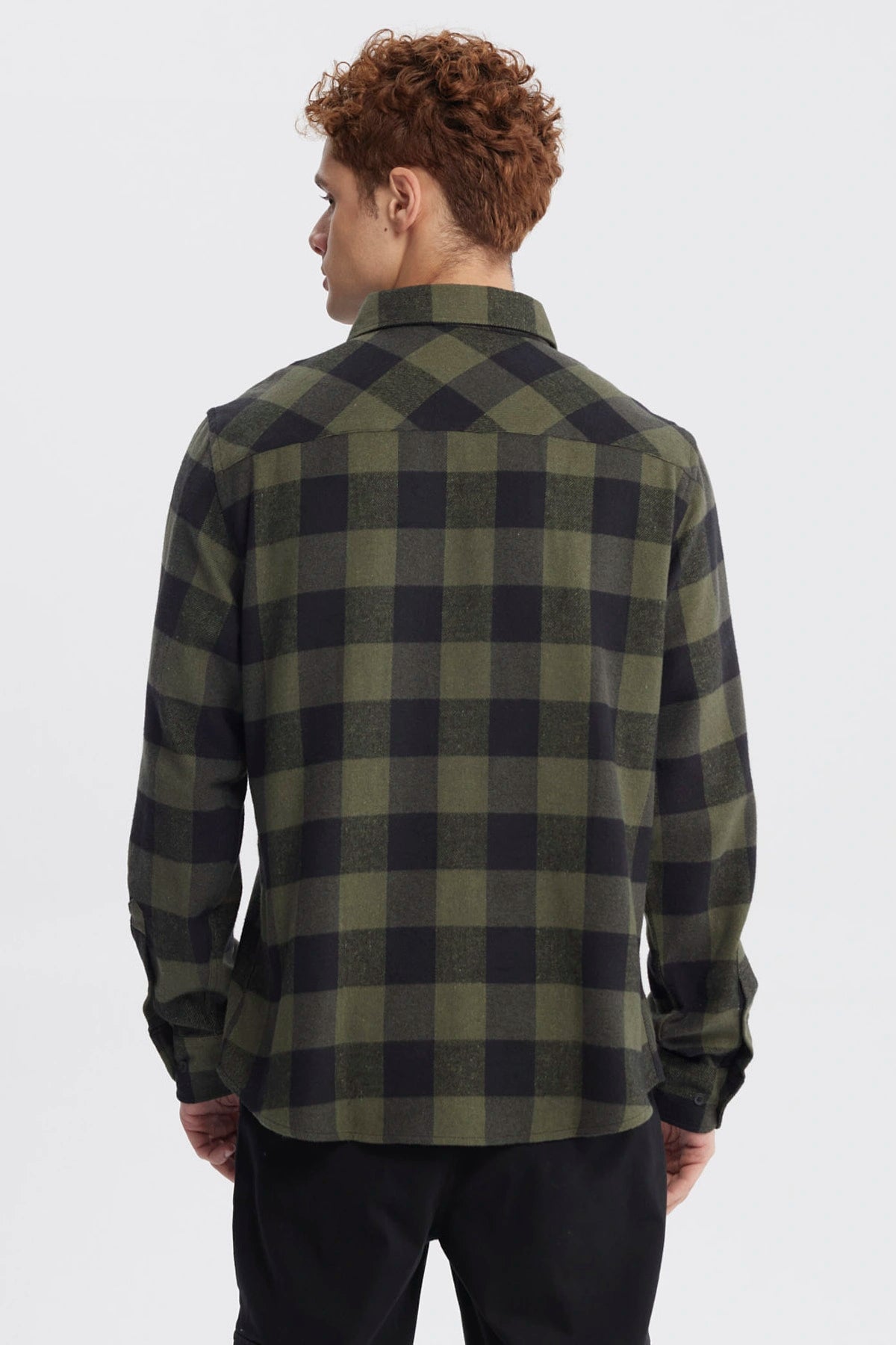 CAMISA HOMBRE SLIM VERDE - 3