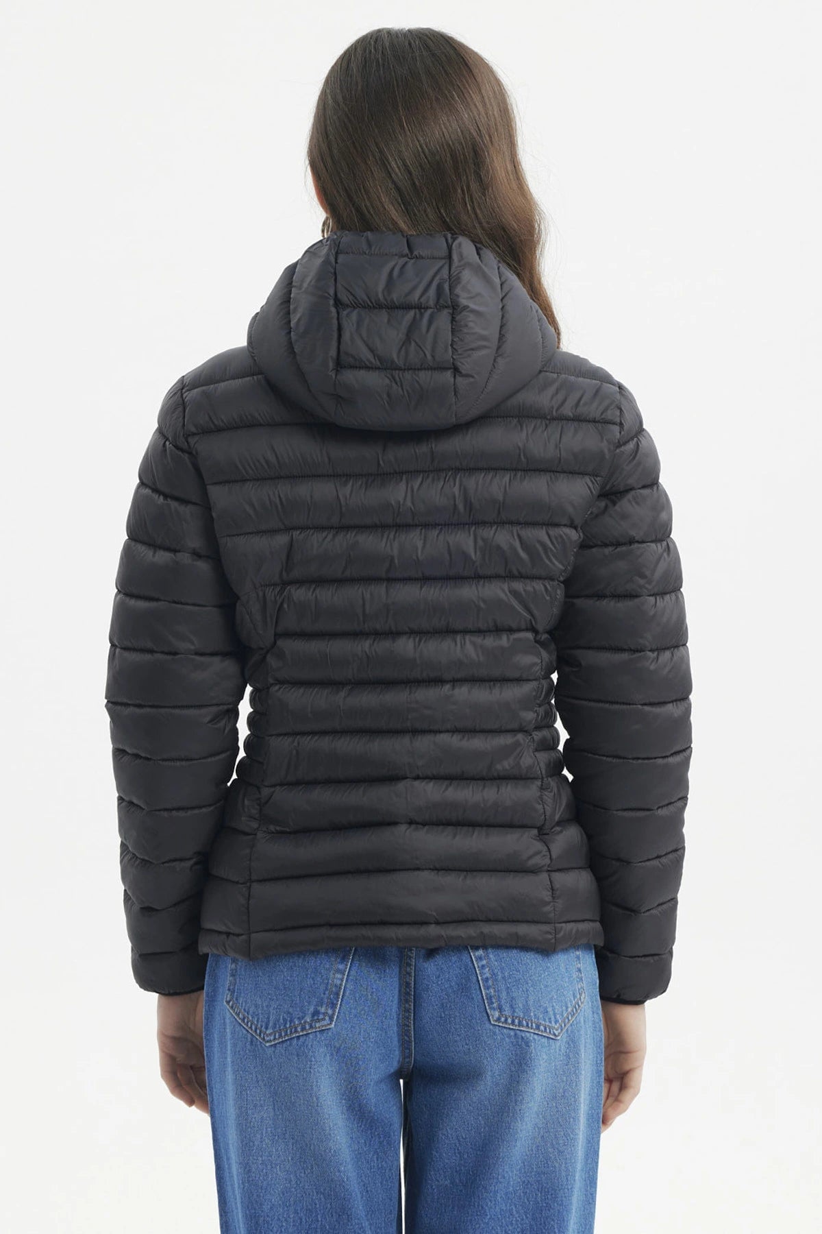 PARKA MUJER CORTA PLUMMY CORTES NEGRO - 3