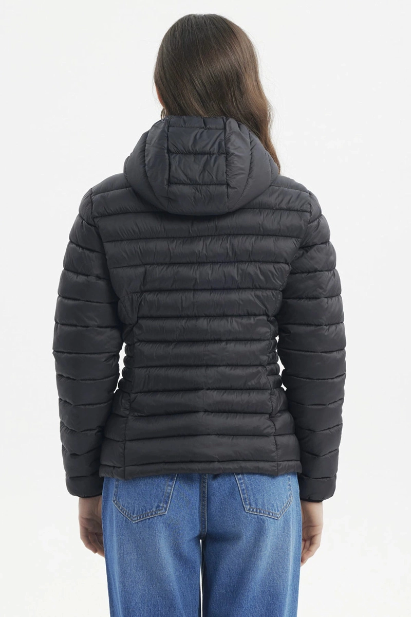 PARKA MUJER CORTA PLUMMY CORTES NEGRO - 3