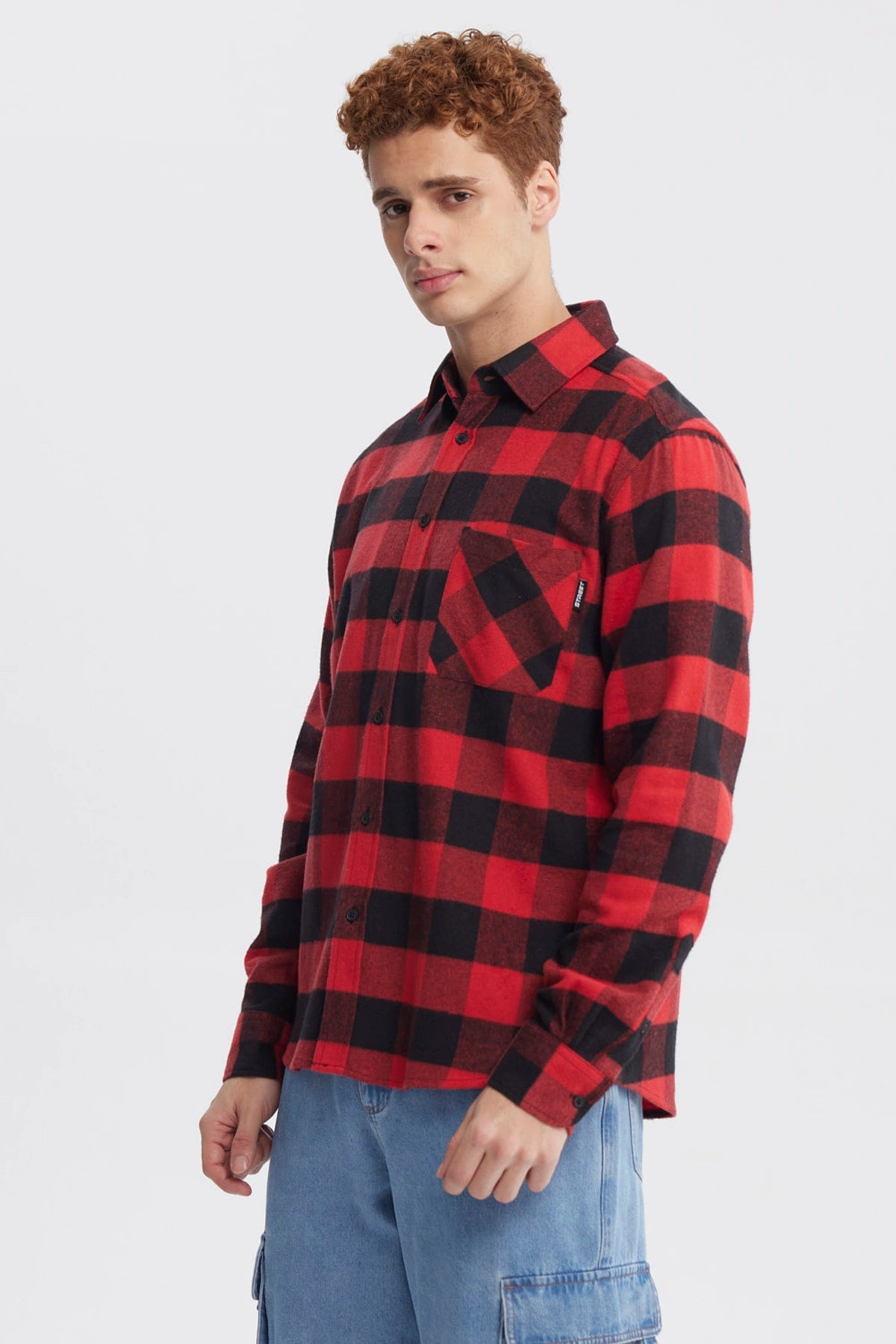 CAMISA HOMBRE SLIM ROJO - 2