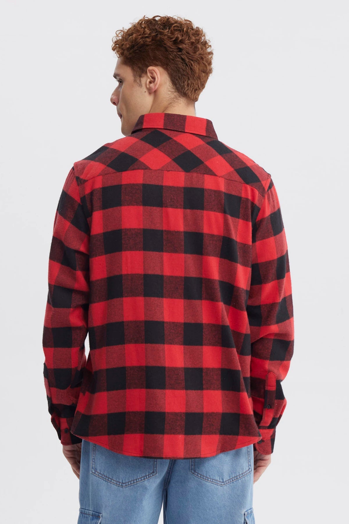 CAMISA HOMBRE SLIM ROJO - 3