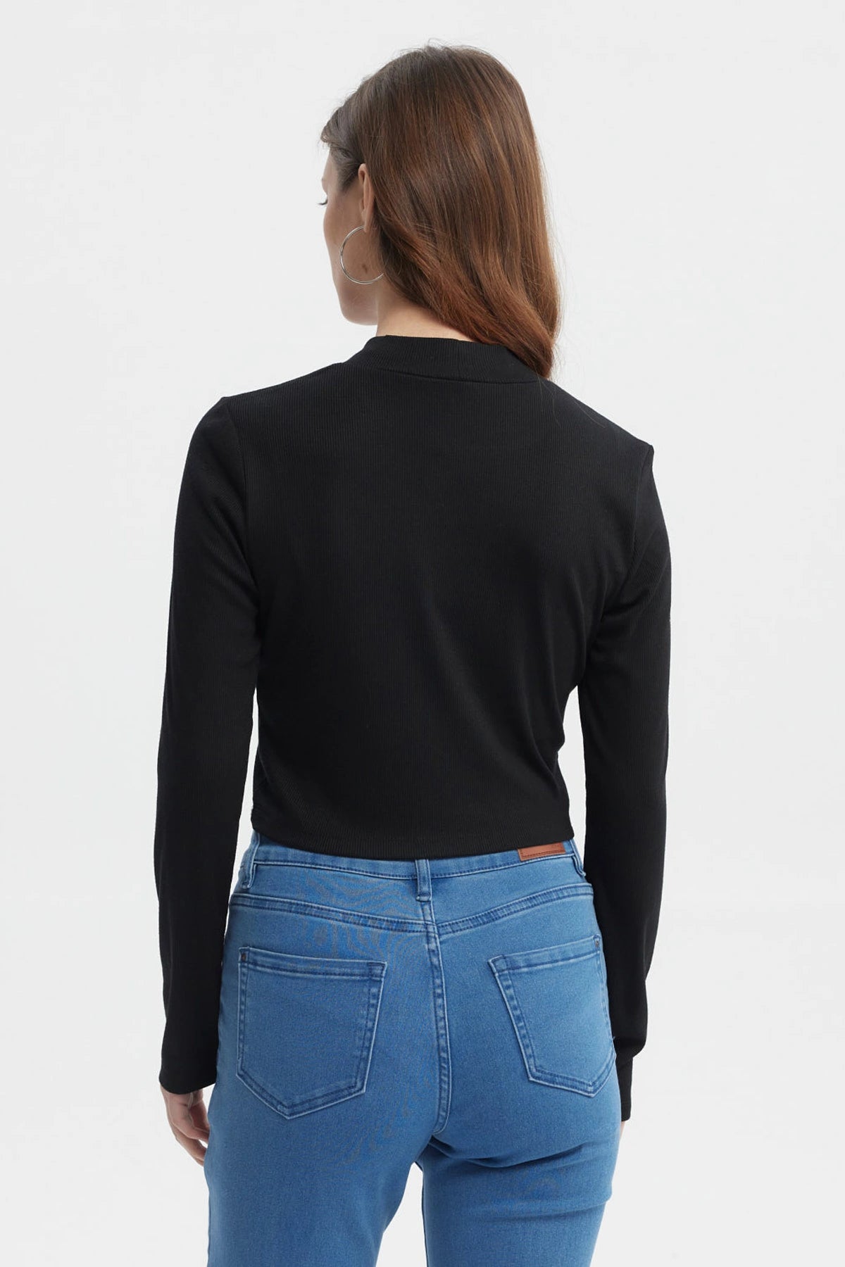POLERA MUJER RIB NEGRO - 3
