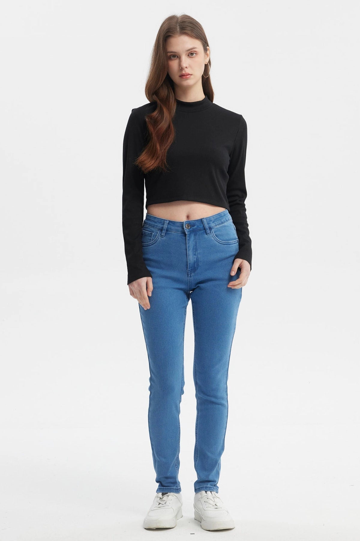 POLERA MUJER RIB NEGRO - 4