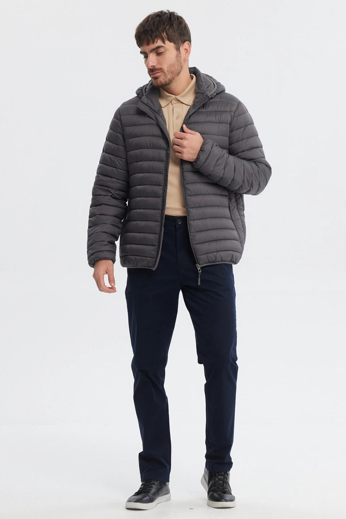 PARKA HOMBRE SLIM MARENGO - 4