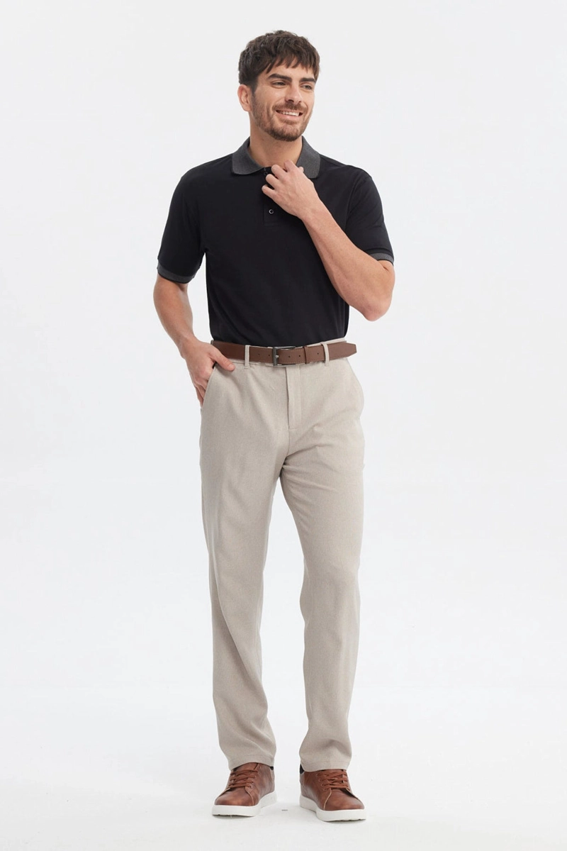 PANTALON HOMBRE SLIM KAKI - 4