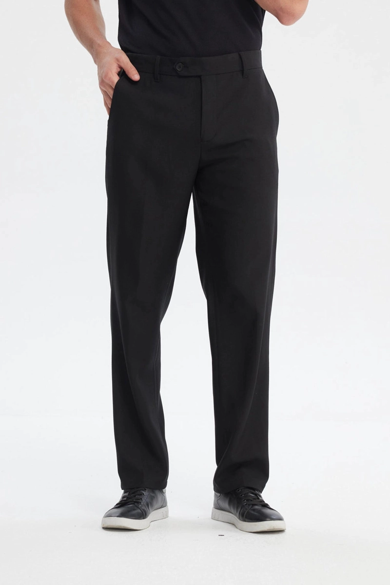 PANTALON HOMBRE SLIM NEGRO - 1