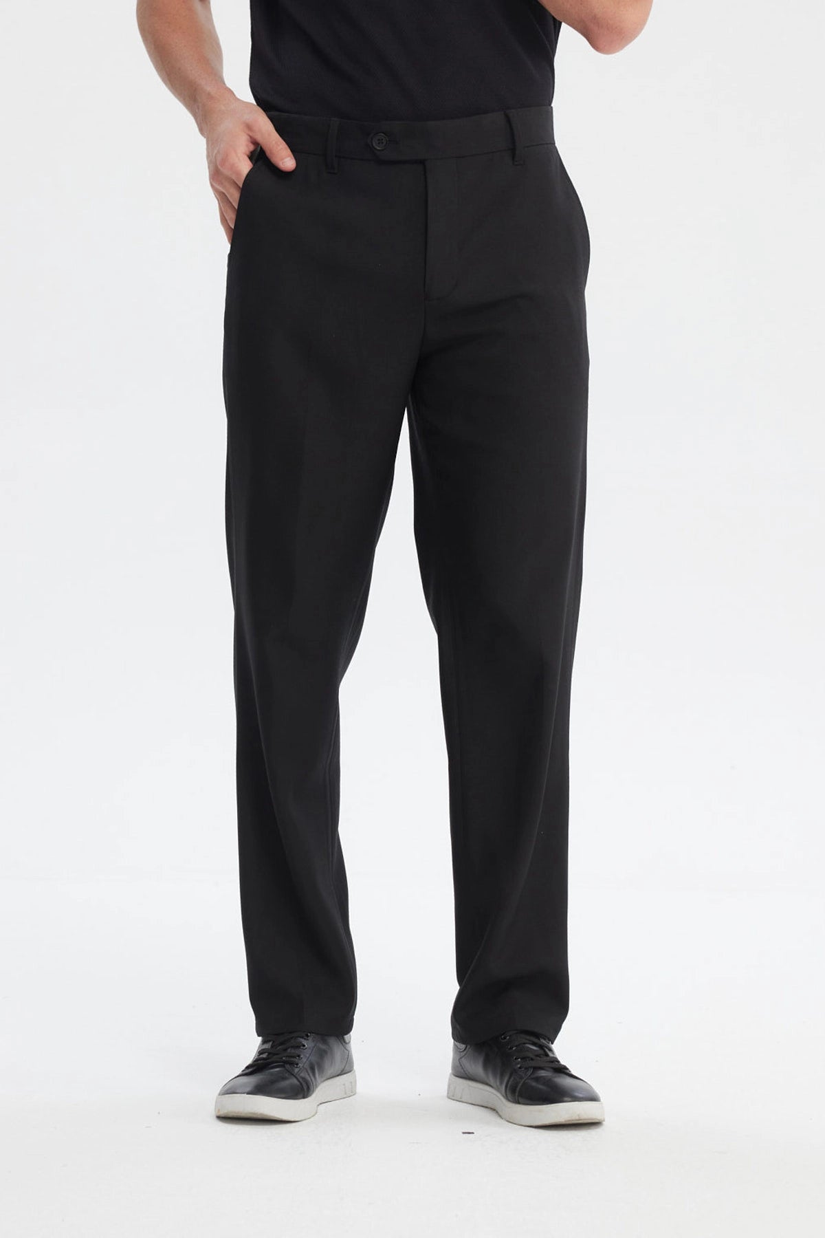 PANTALON HOMBRE SLIM NEGRO - 1