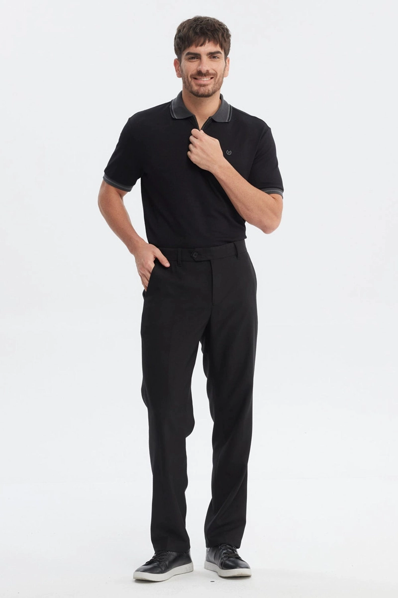 PANTALON HOMBRE SLIM NEGRO - 4