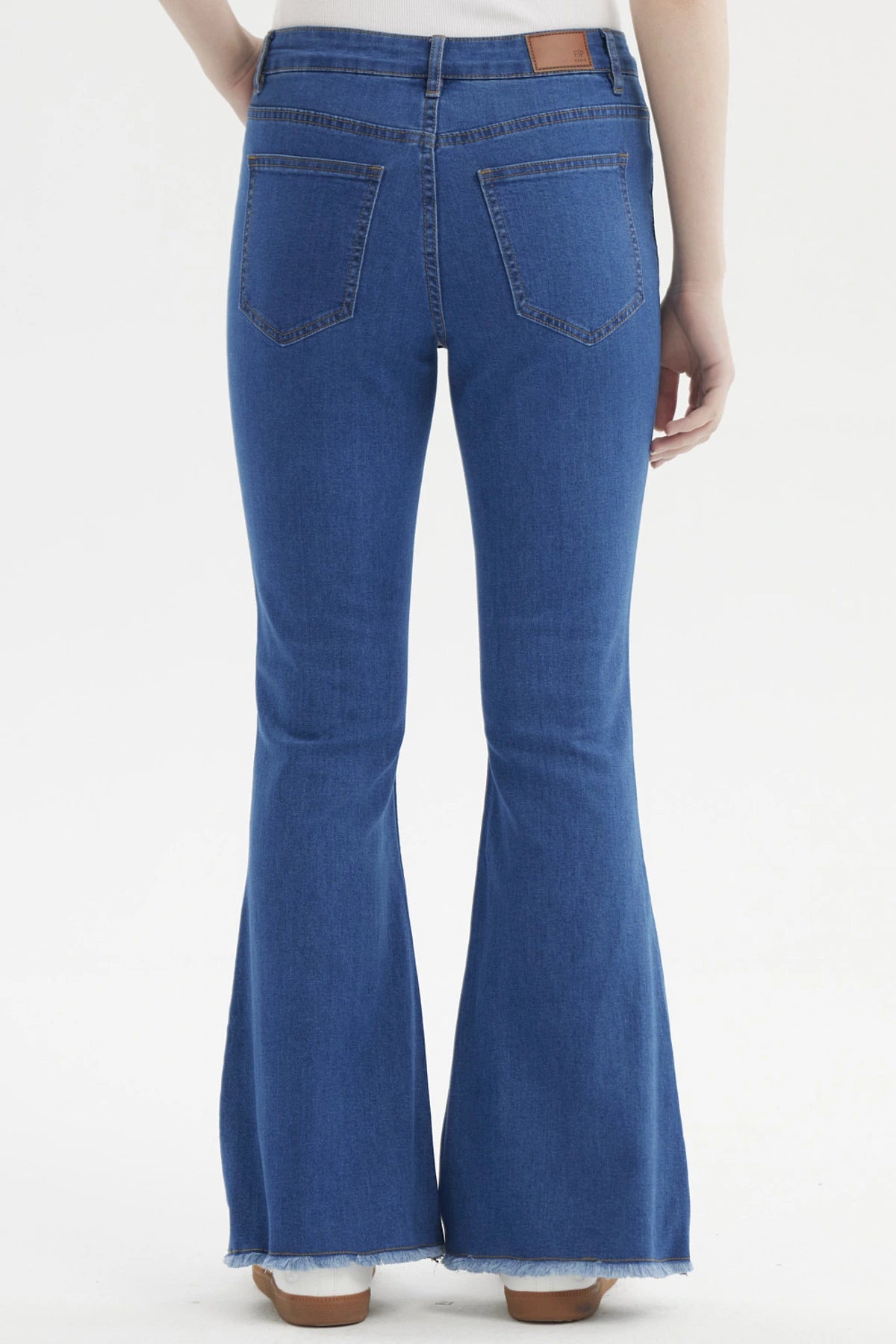JEANS MUJER FLARE MONSE AZUL - 3