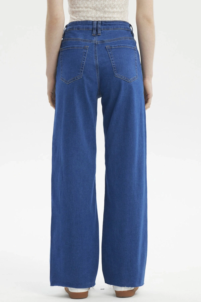 JEANS MUJER CALCE RECTO AZUL - 3