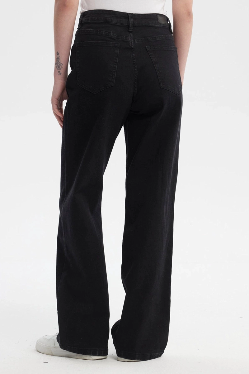JEANS MUJER WIDE LEG SOFIA NEGRO - 3