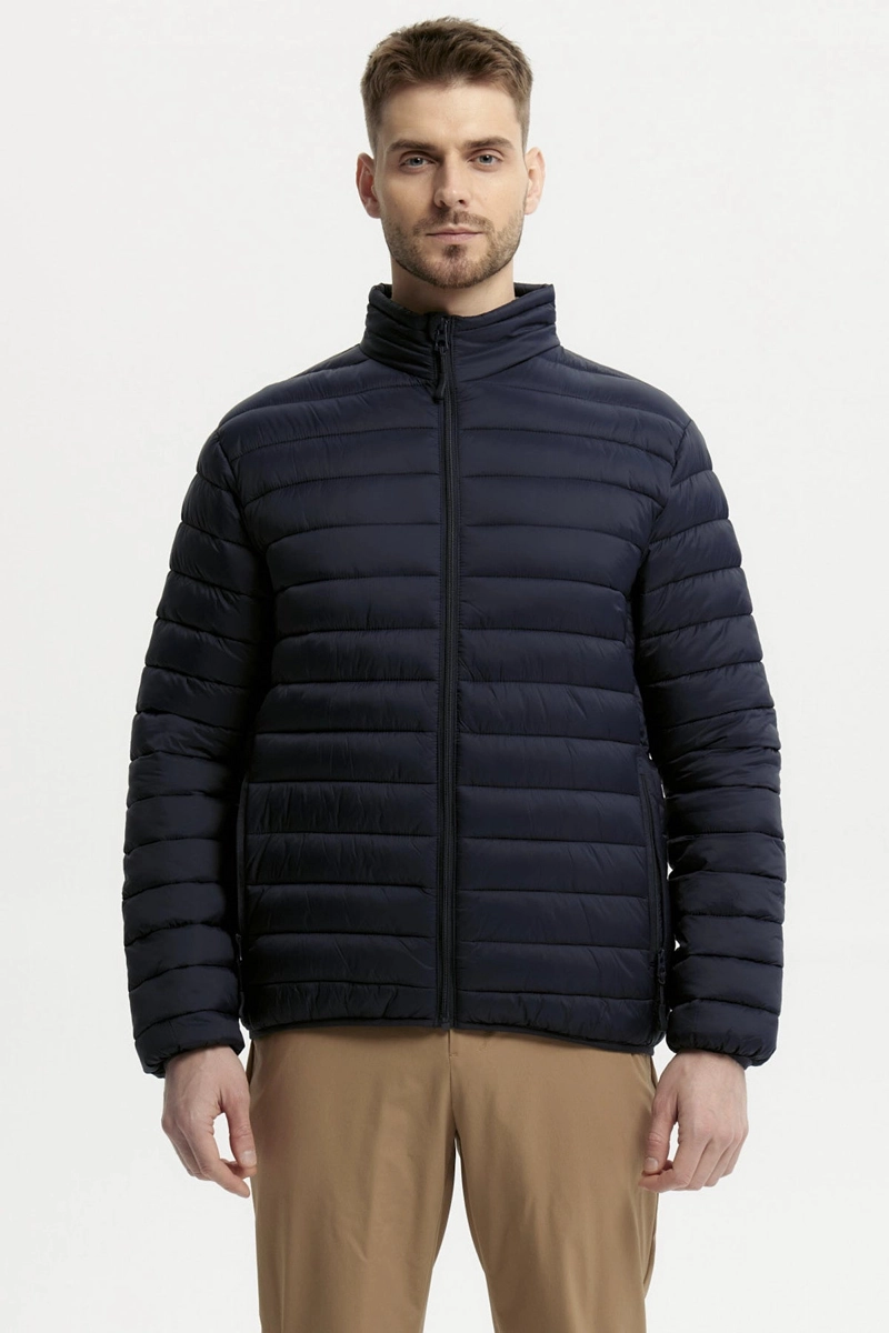 PARKA HOMBRE BASICA AZUL MARINO - 1