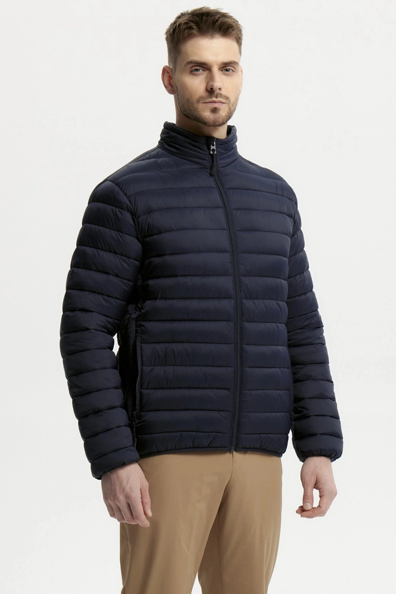 PARKA HOMBRE BASICA AZUL MARINO - 2