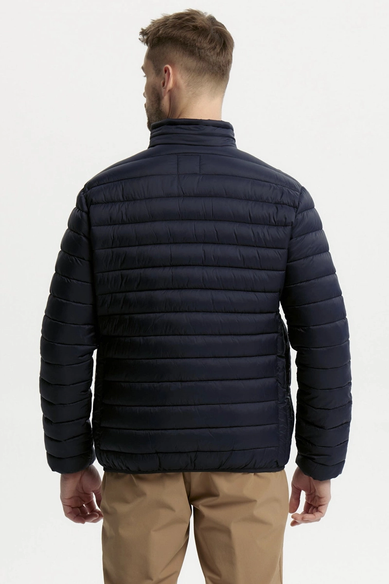PARKA HOMBRE BASICA AZUL MARINO - 3