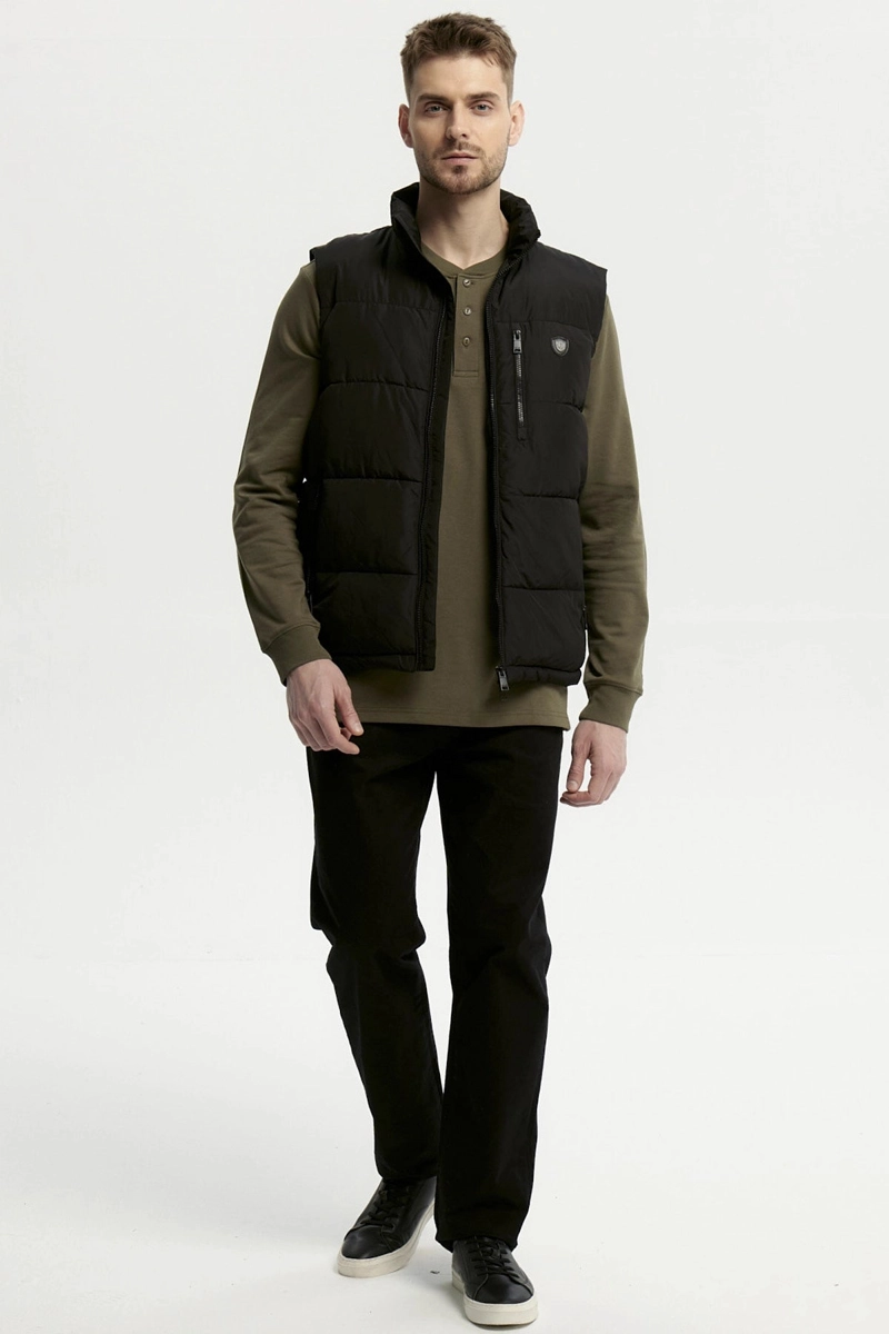 PARKA HOMBRE SLIM NEGRO - 4