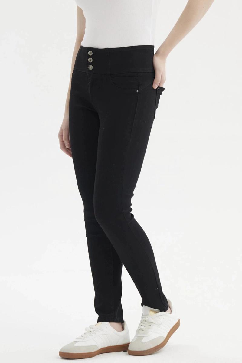 JEANS MUJER CASTILLA NEGRO - 2