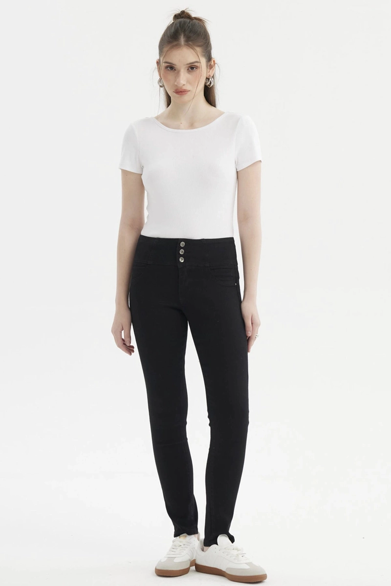 JEANS MUJER CASTILLA NEGRO - 4