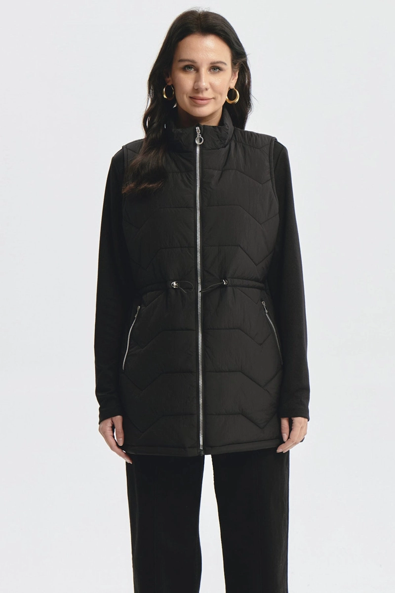 PARKA MUJER LISA NEGRO - 1