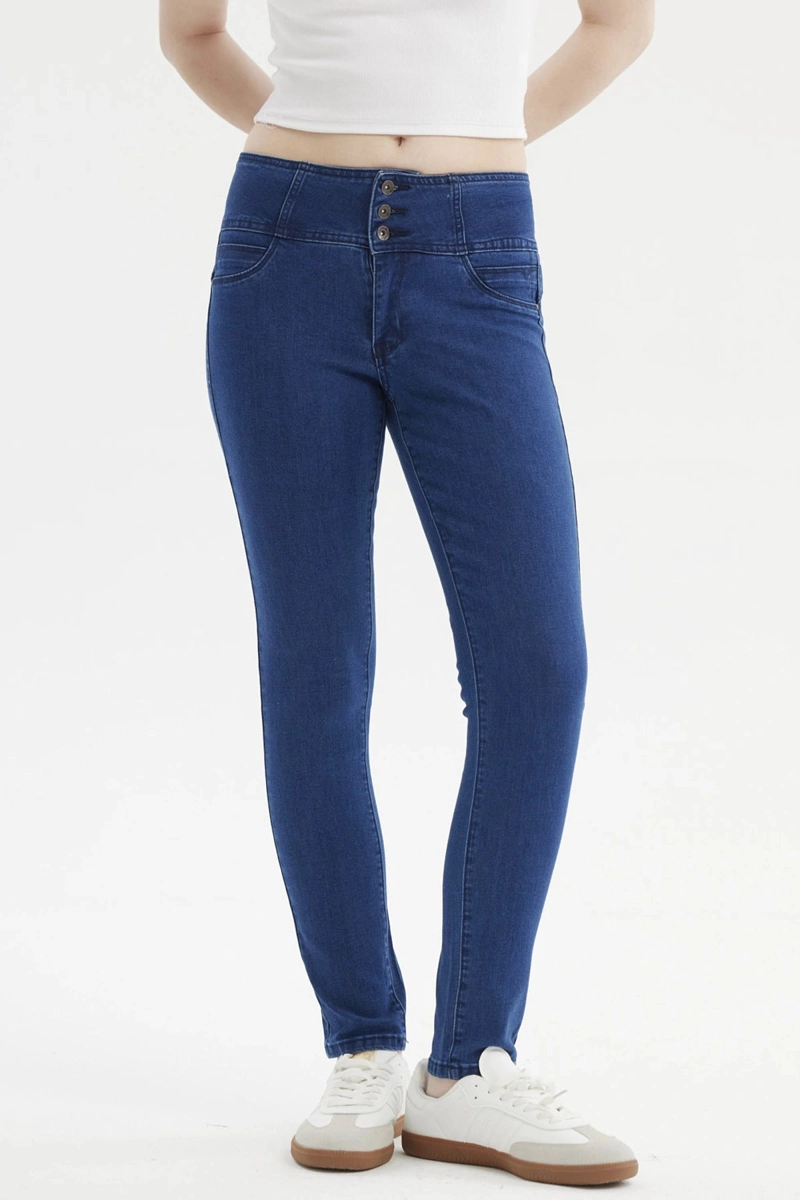 JEANS MUJER CASTILLA AZUL OSCURO - 1