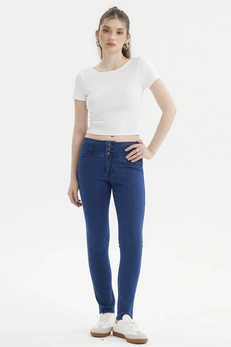 JEANS MUJER CASTILLA AZUL OSCURO - 4