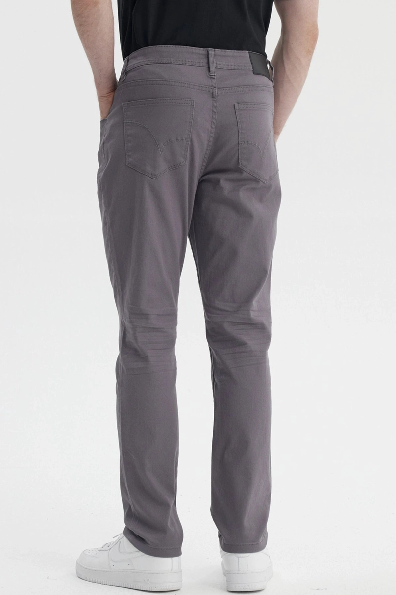 JEANS HOMBRE SLIM COLOR GRIS - 3