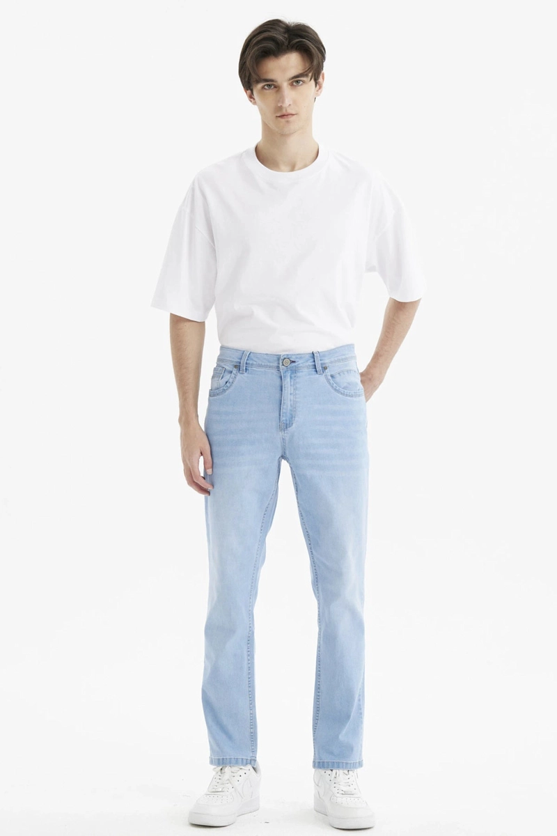 JEANS HOMBRE SLIM 701 AZUL CLARO - 4
