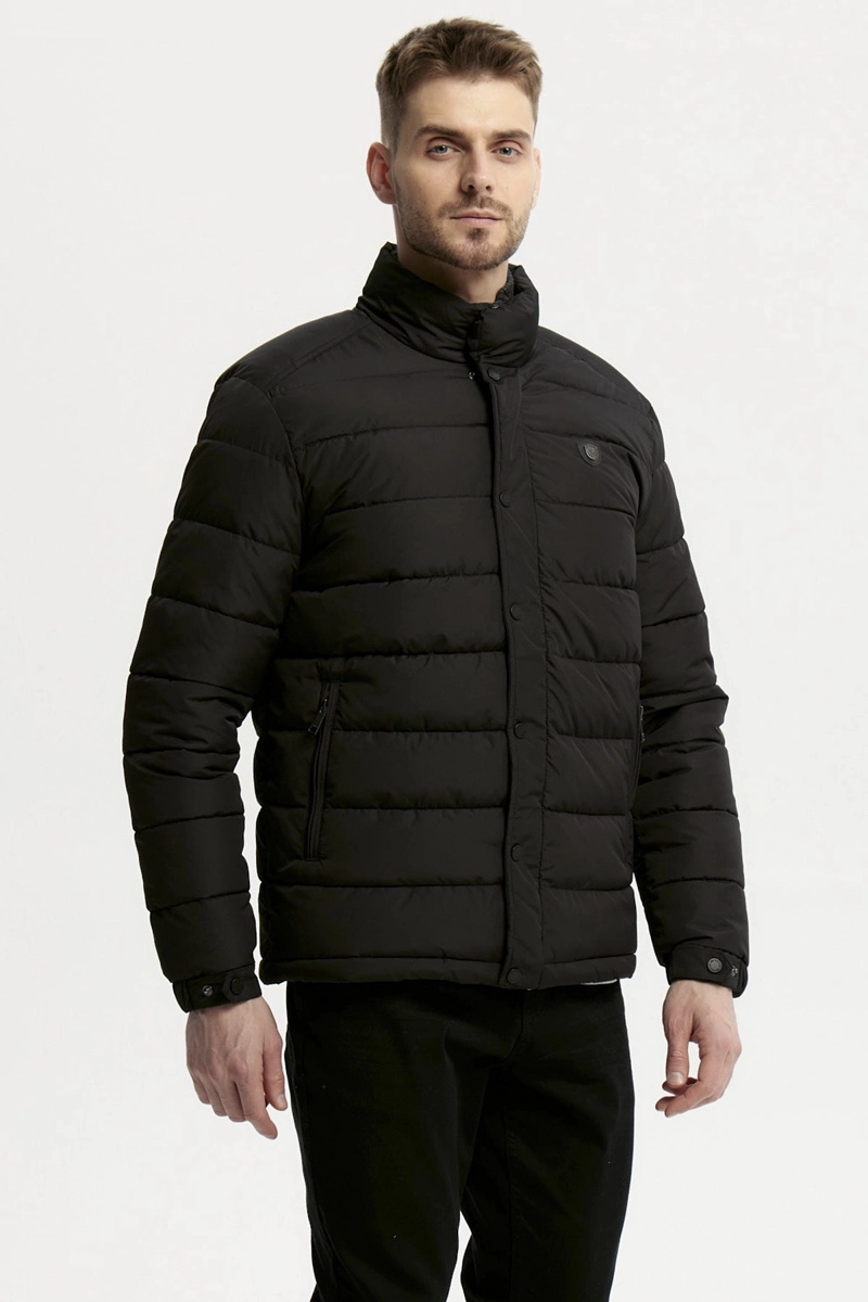 PARKA HOMBRE SLIM NEGRO - 2