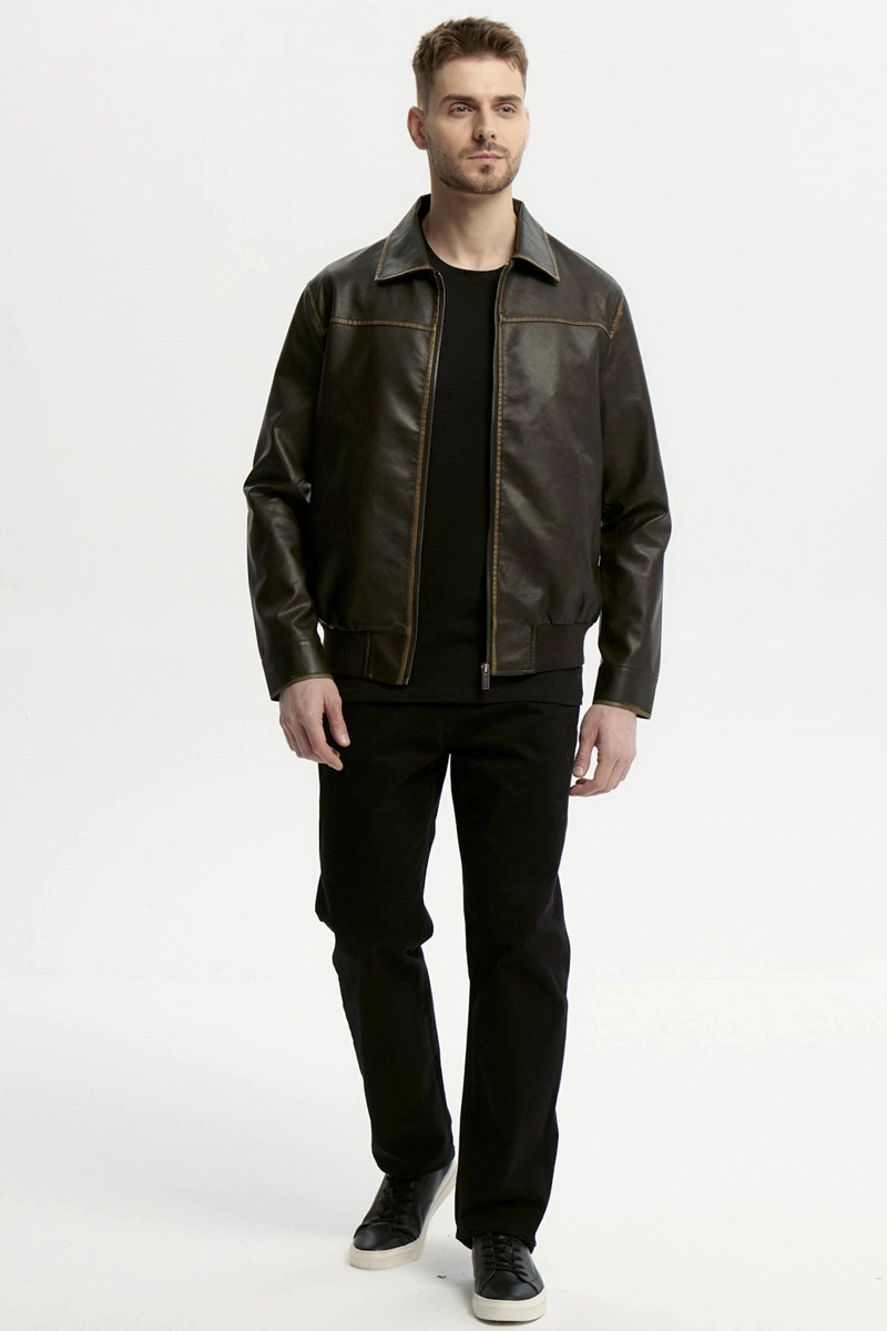 CHAQUETA HOMBRE SLIM CHOCOLATE - 4