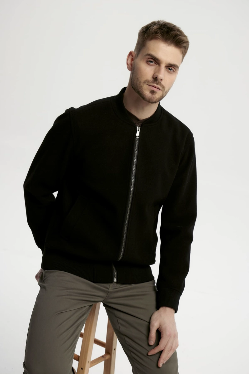 CHAQUETA HOMBRE CASUAL NEGRO - 1