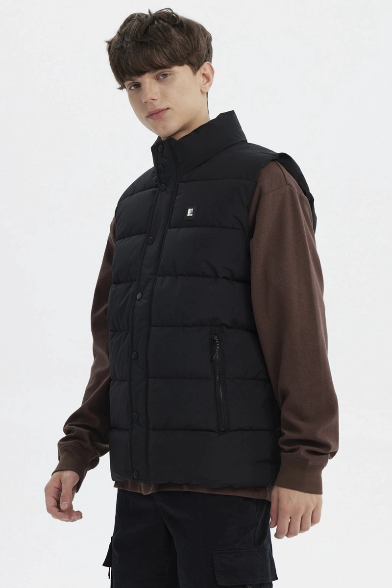 PARKA HOMBRE SLIM NEGRO - 2