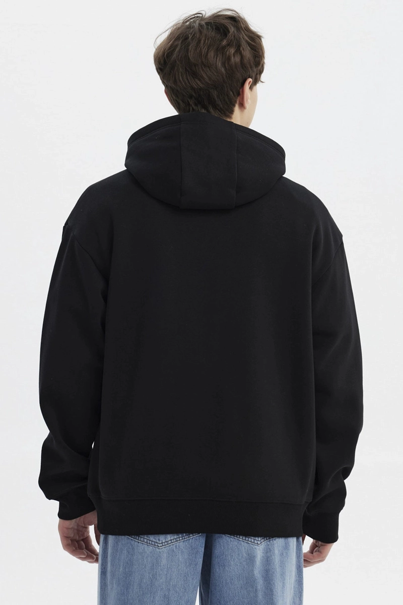 POLERON HOMBRE SLIM NEGRO - 3
