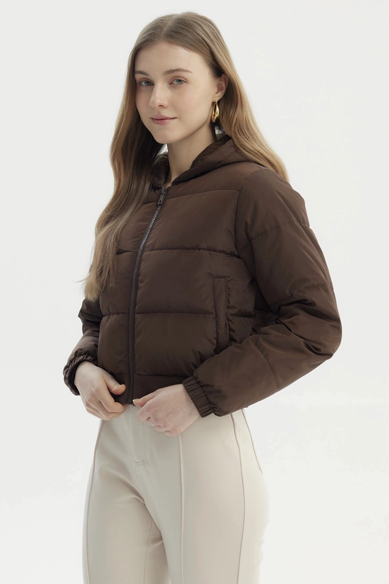 PARKA MUJER PUFFA CHIPORRO CAFE - 2