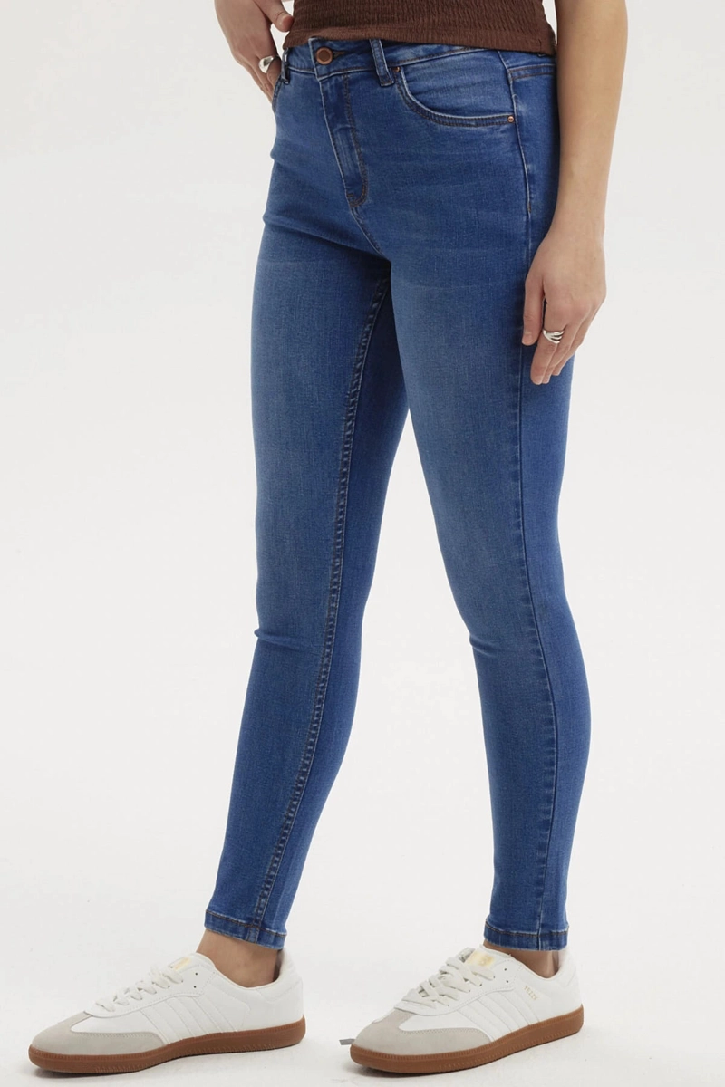 JEANS MUJER SUPER SKINNY ESTELA AZUL - 2