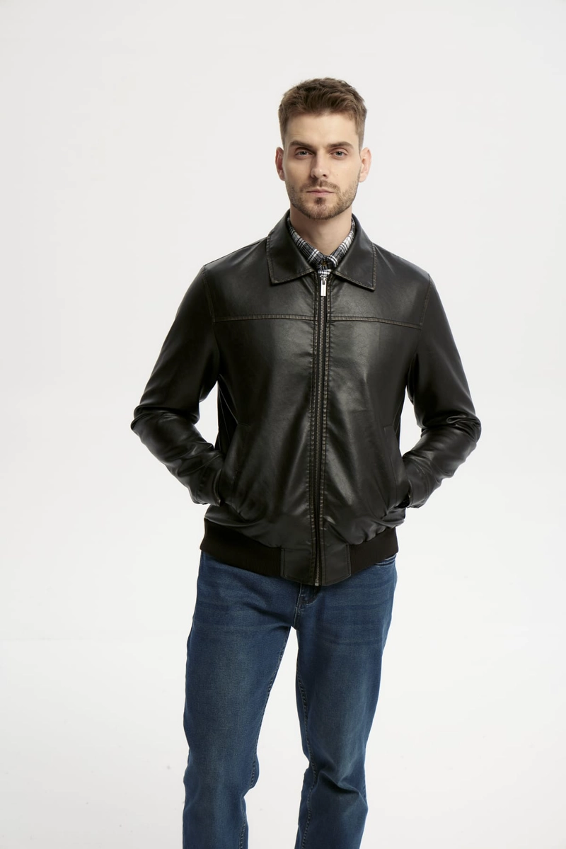CHAQUETA HOMBRE SLIM NEGRO - 1