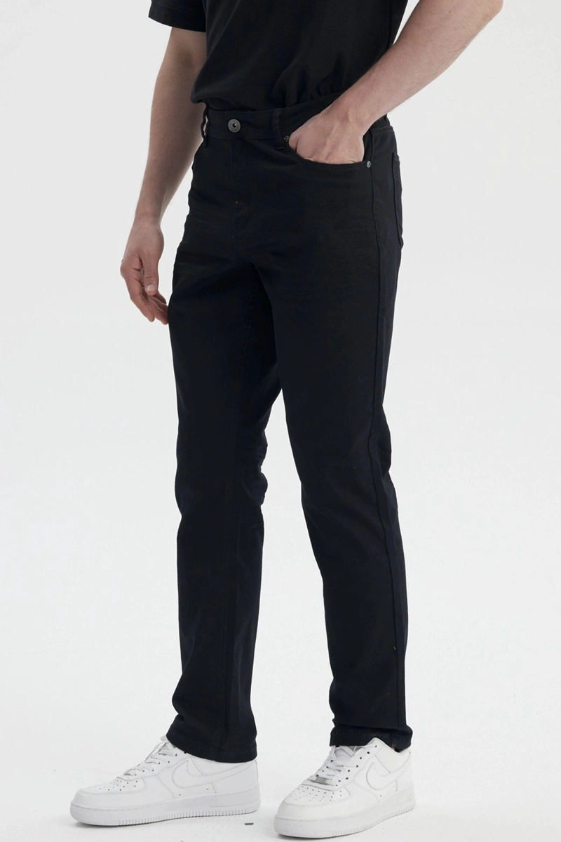 JEANS HOMBRE SLIM COLOR NEGRO - 2