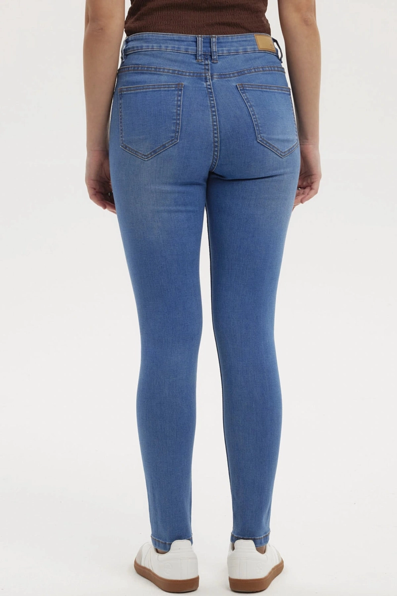 JEANS MUJER SUPER SKINNY ESTELA AZUL CLARO - 3