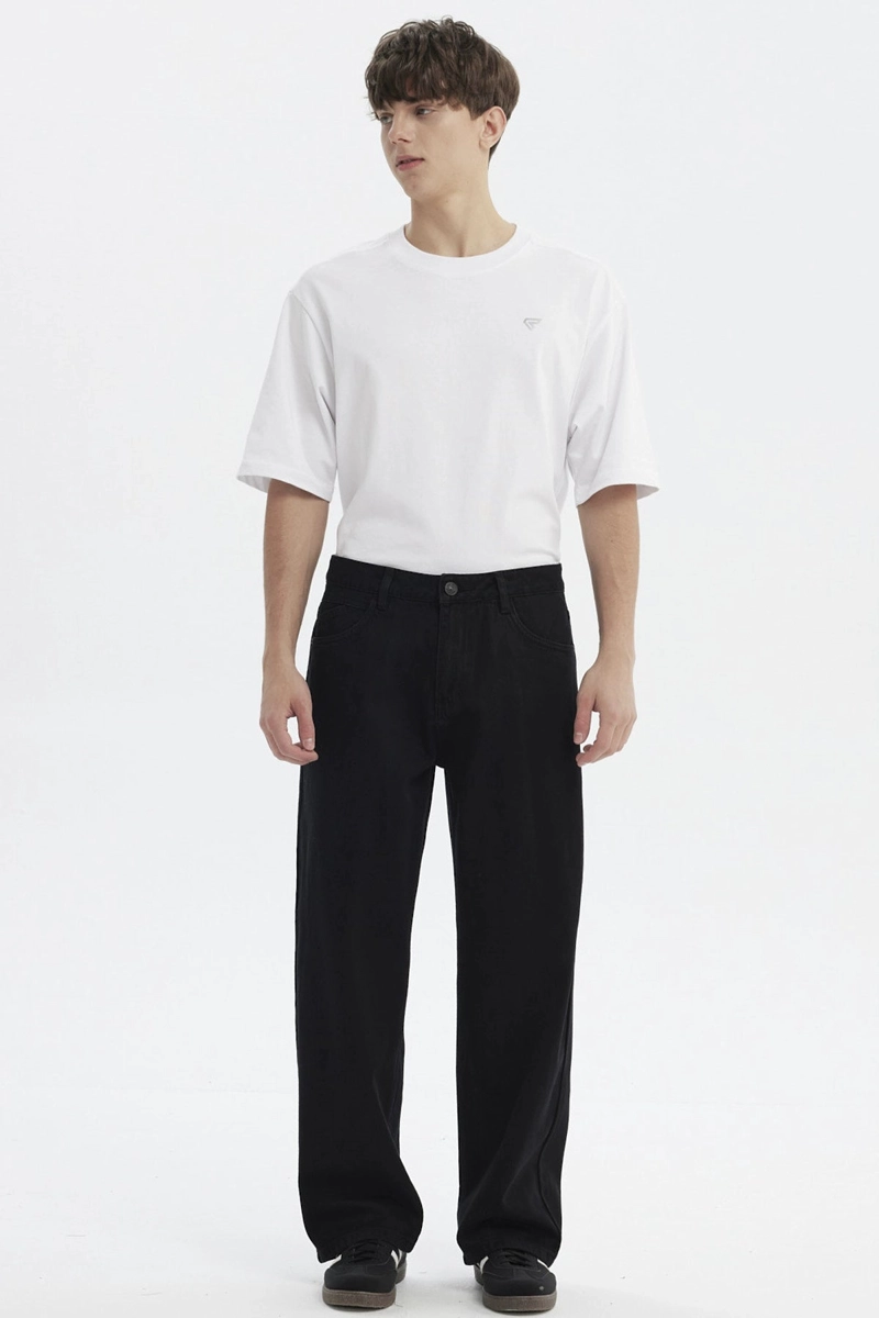JEANS HOMBRE STRAIGHT NEGRO - 4