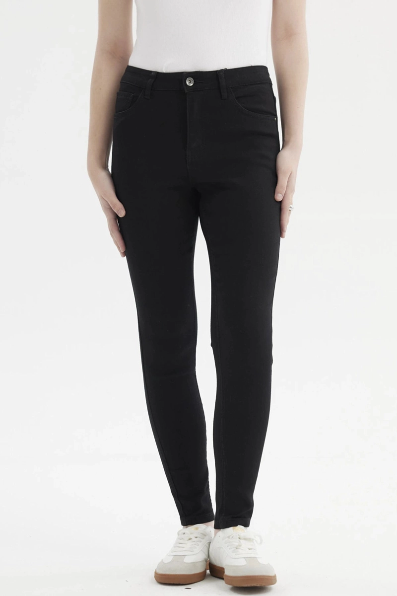 JEANS MUJER SUPER SKINNY EMILIA NEGRO - 1