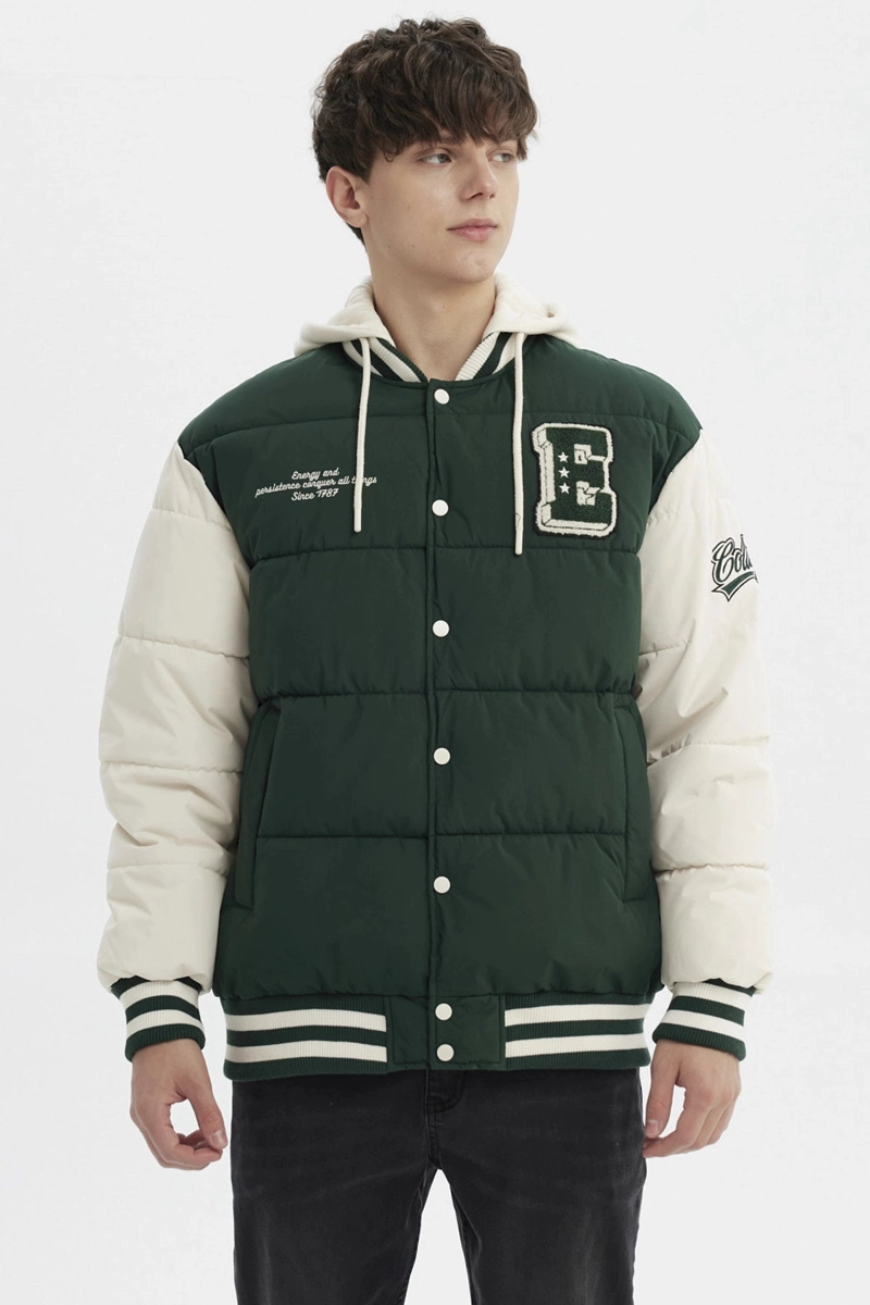 PARKA HOMBRE SLIM VERDE - 1