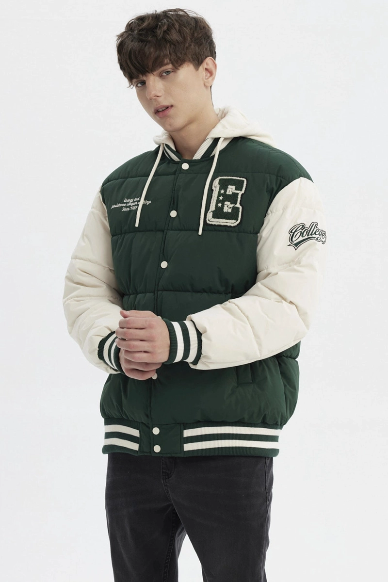 PARKA HOMBRE SLIM VERDE - 2