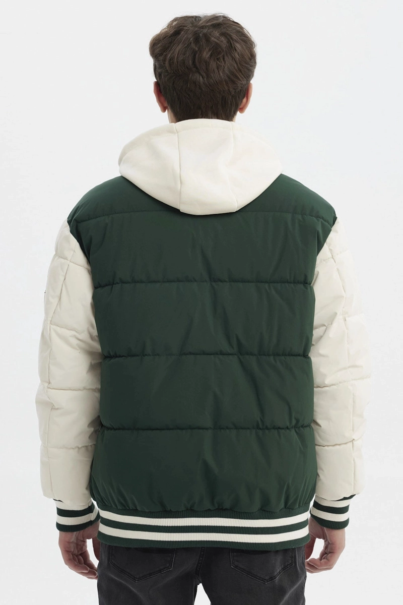 PARKA HOMBRE SLIM VERDE - 3