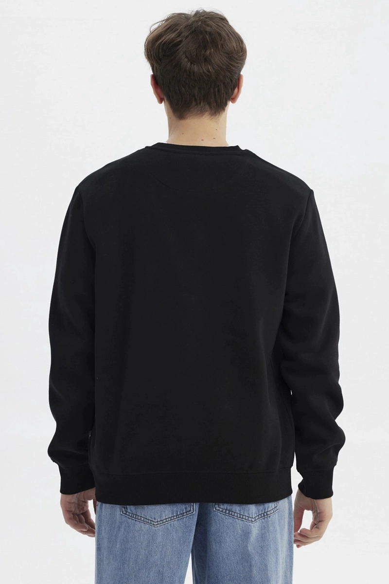 POLERON HOMBRE SLIM NEGRO - 3