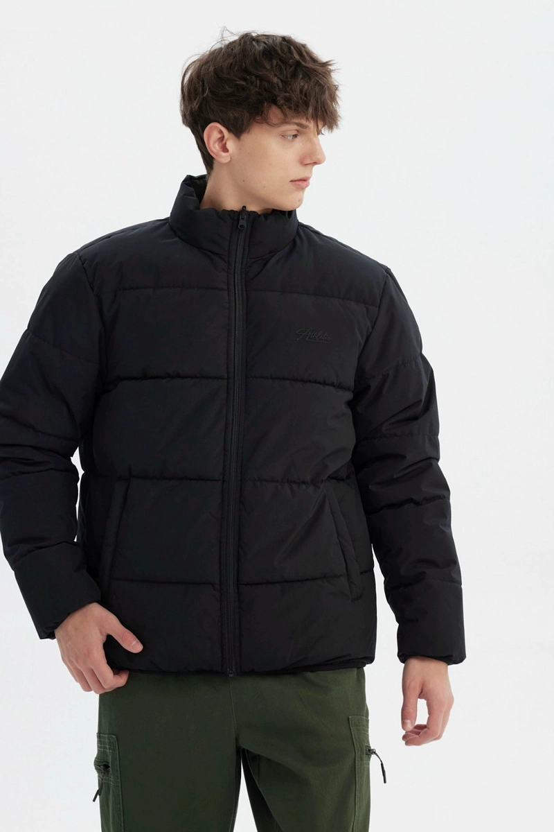 PARKA HOMBRE SLIM NEGRO - 1