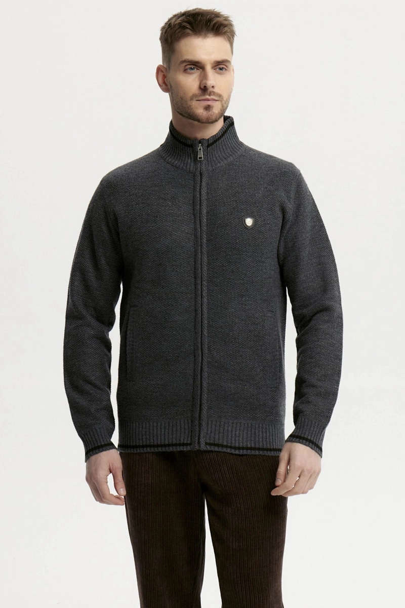 SWEATER HOMBRE SLIM MARENGO - 1