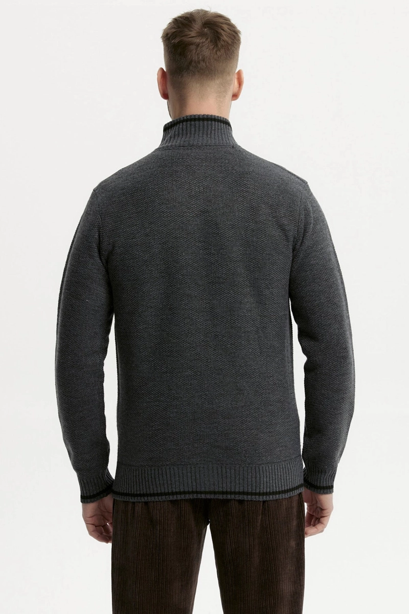 SWEATER HOMBRE SLIM MARENGO - 3