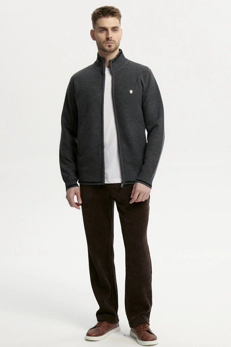SWEATER HOMBRE SLIM MARENGO - 4
