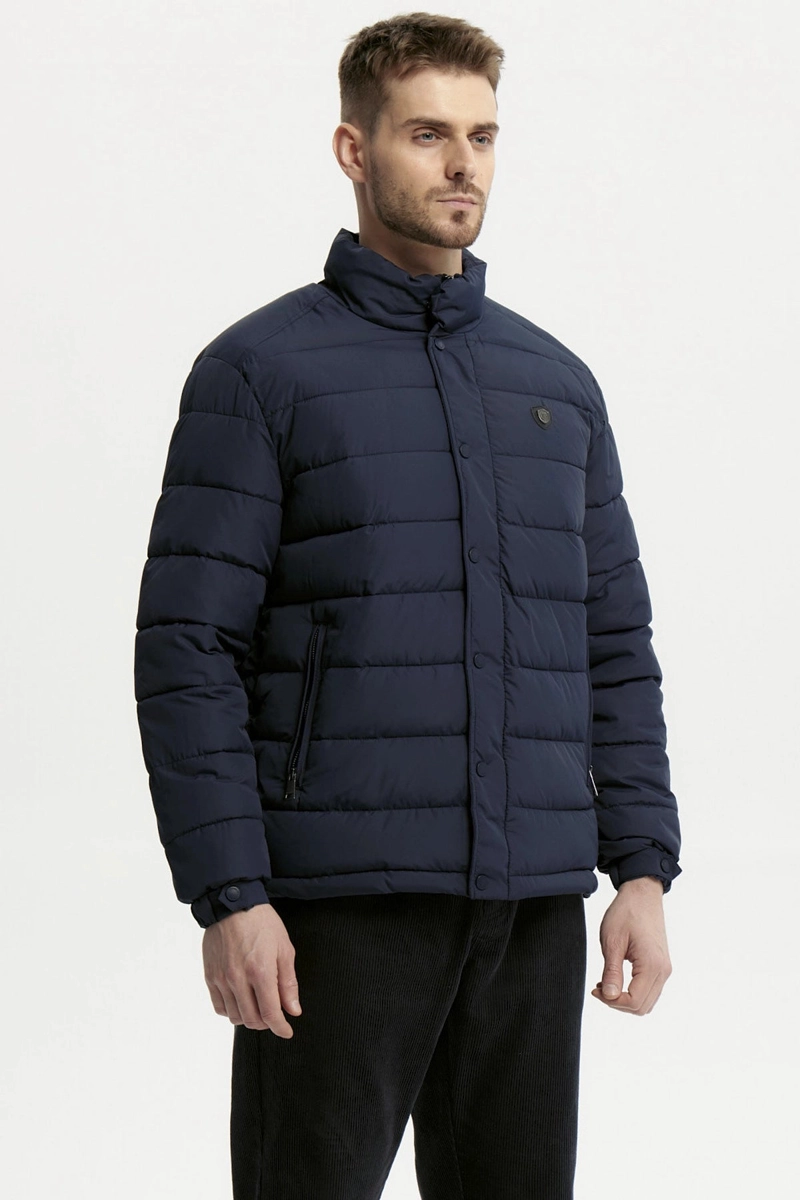 PARKA HOMBRE SLIM AZUL MARINO - 2
