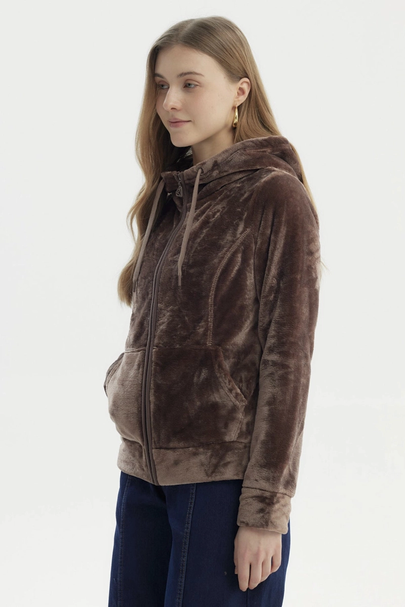 POLAR MUJER ABIERTO PLUSH CHOCOLATE - 2