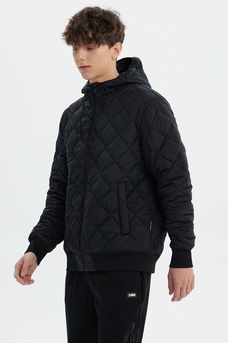 PARKA HOMBRE SLIM NEGRO - 2