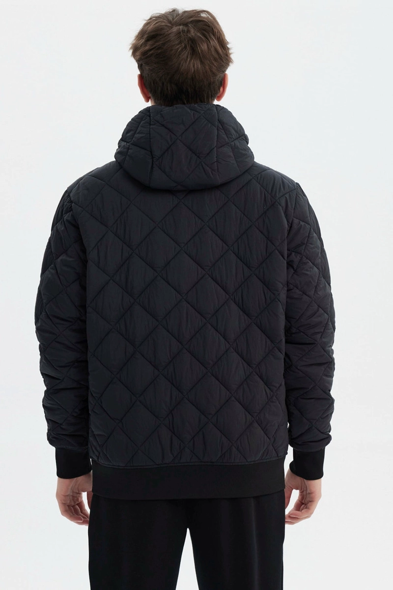 PARKA HOMBRE SLIM NEGRO - 3